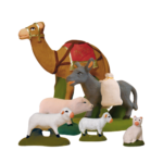 Mouton, Santons Animaux De 8cm, La Production Continue Love Mouton Provence Tradit